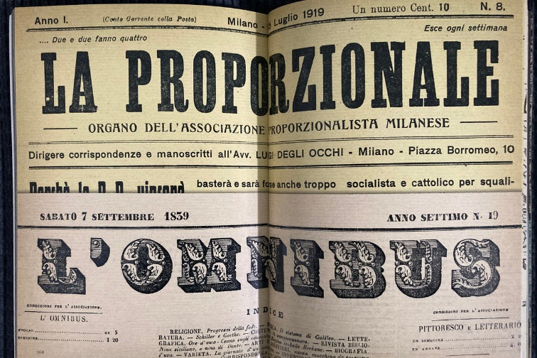 Slab Serif Type : Affiche publicitaire Italie - Lettering