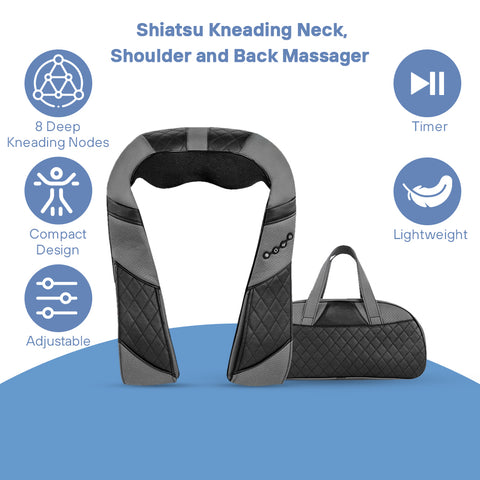 Shiatsu Kneading Neck, Shoulder and Back Massager - Siyaco