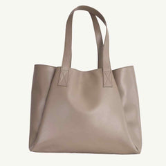 June appleskin vegan leather Tote bag in nude