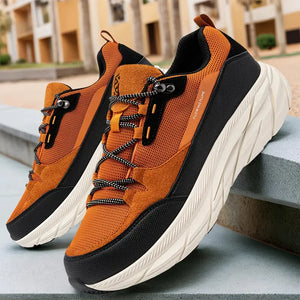 Larnmern Mens Waterproof Anti Slip Hiking Sneakers Casual Shoes - LARNMERN