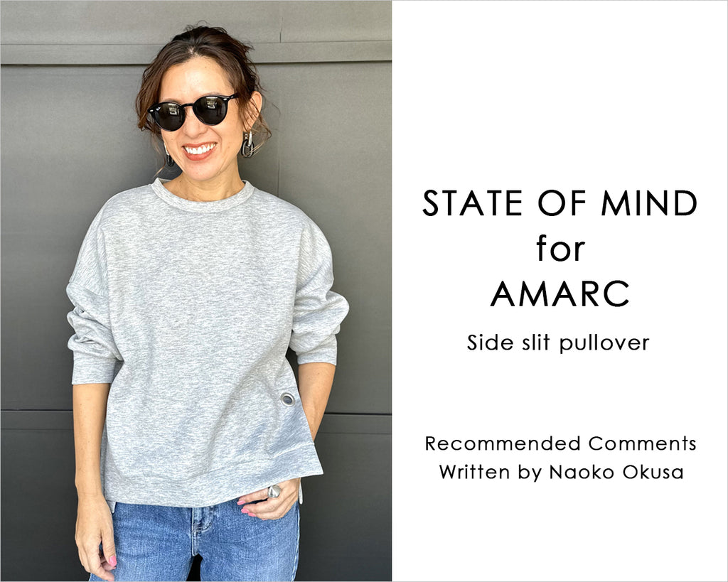 新品STATE OF MIND for AMARC サイドスリットプルオーバーSTATE