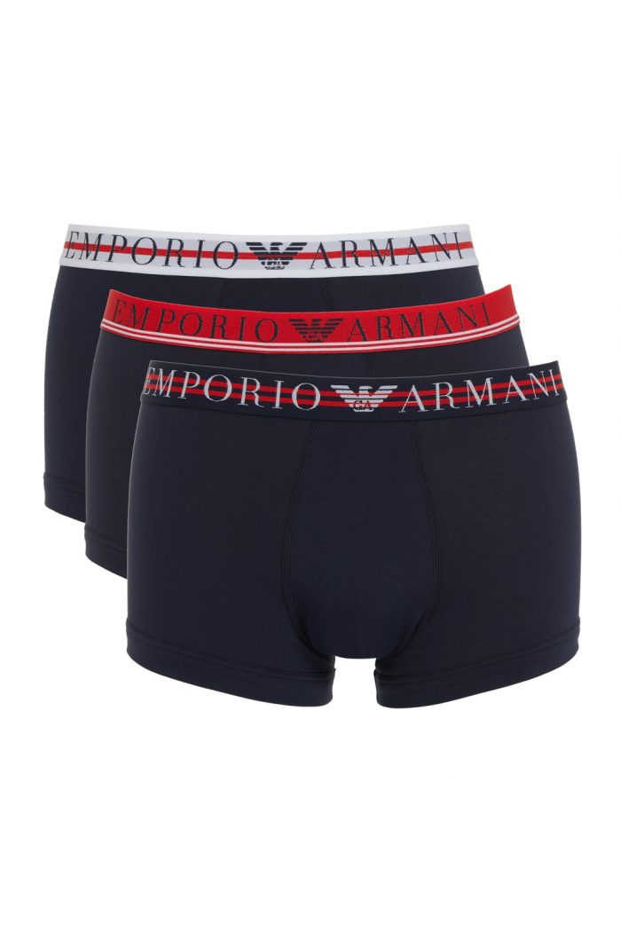 Emporio Armani Men's Underwear boxer trunks 3-pack. Our top pick