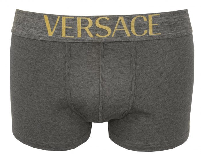 Versace apollo boxer trunk, grey