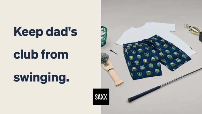 SAXX boxer trunks Father's Day edit.