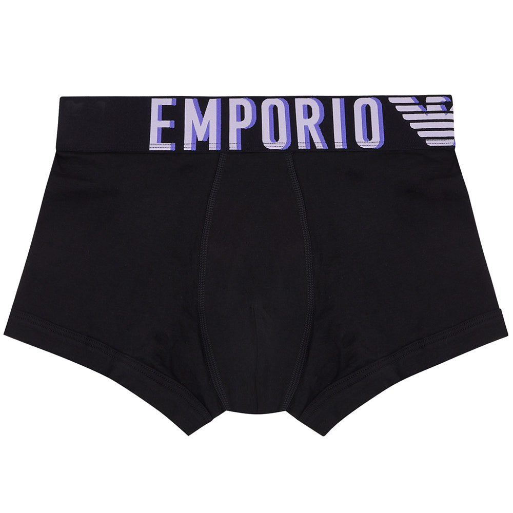 Mega Logo Boxer Trunk, Black