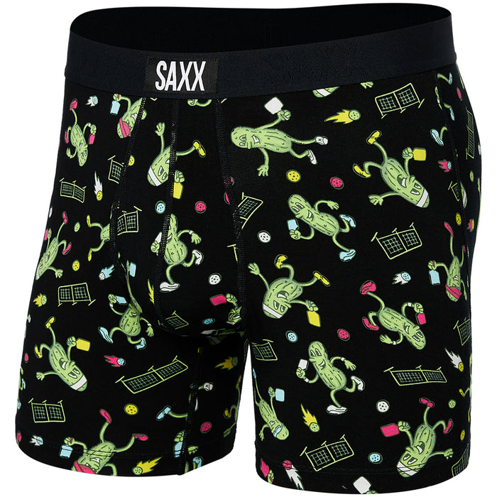 Saxx Boxers-ballpark pouch- Vibe Boxer Brief- Navy- Small- B2- Tan