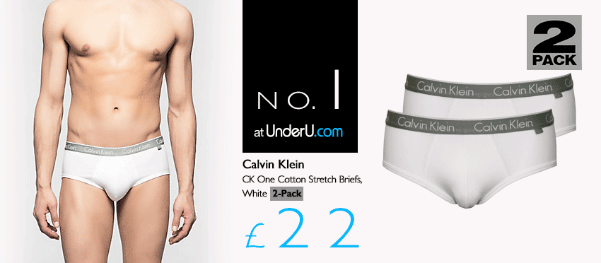 Calvin Klein Men's Briefs with Grey Waistband | UNDERU
