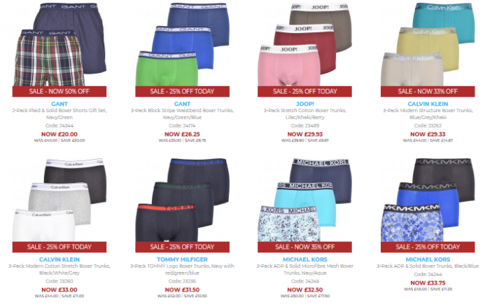 underwear multipacks on sale