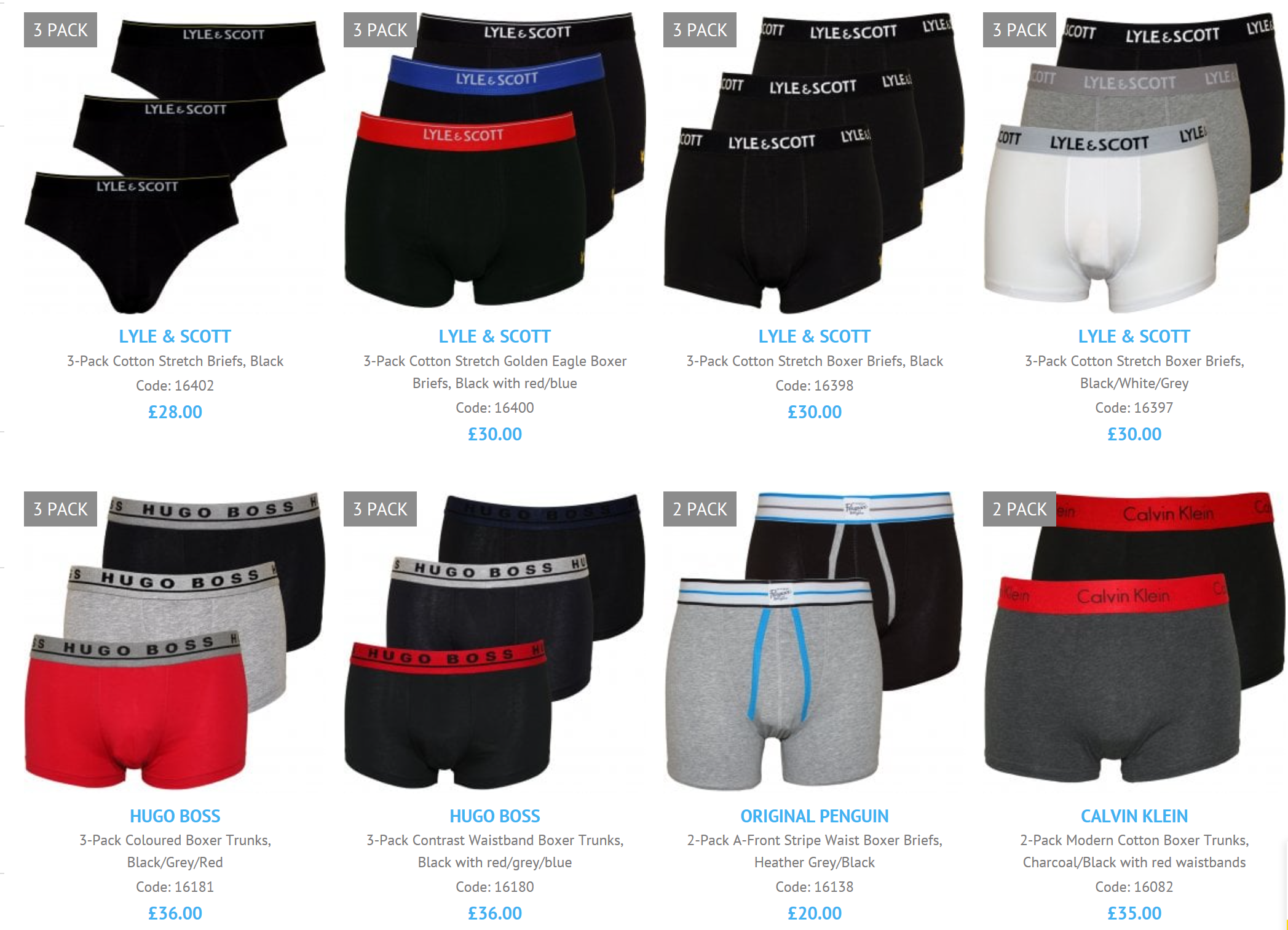 Black men's underwear Underwear for Black Friday