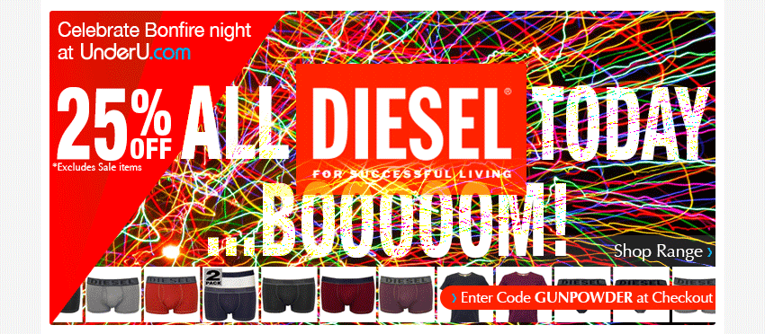 Diesel Underwear Voucher Code