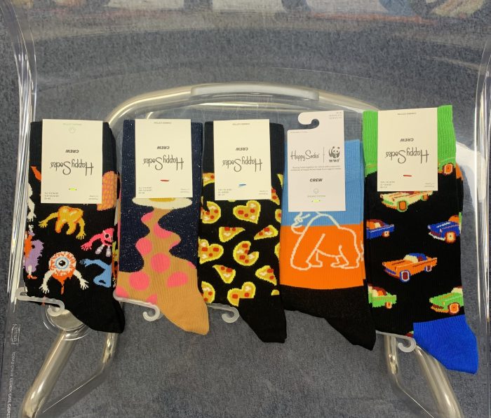 All 5 winner's choice of socks