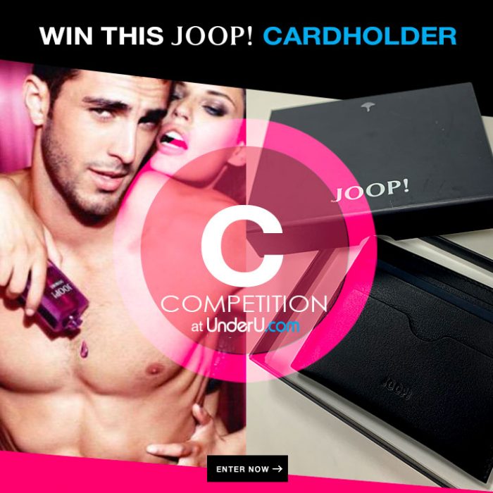An image showing the Joop men's cardholder competition live on UNDERU.com