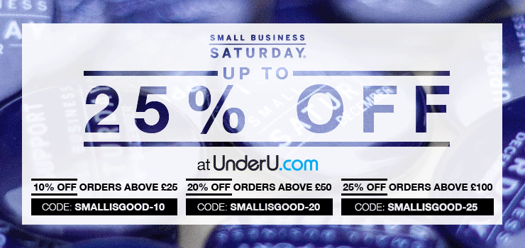 Small Business Saturday | The leading men's underwear specialists | UnderU