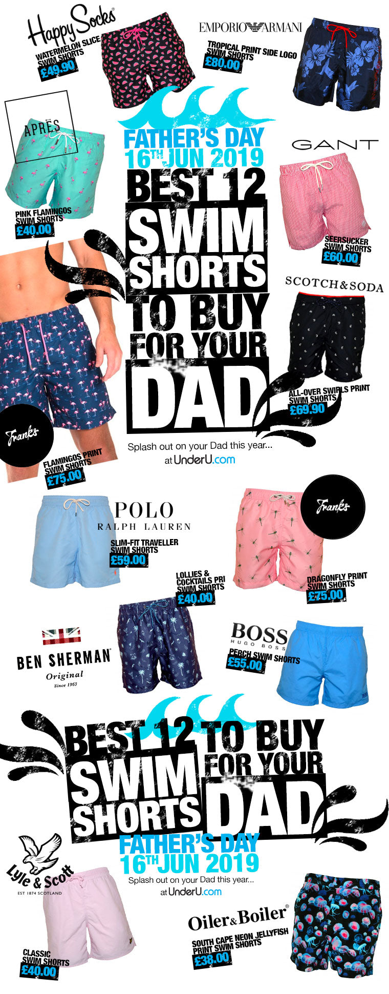Father's Day 2019 swim shorts to buy for your Dad