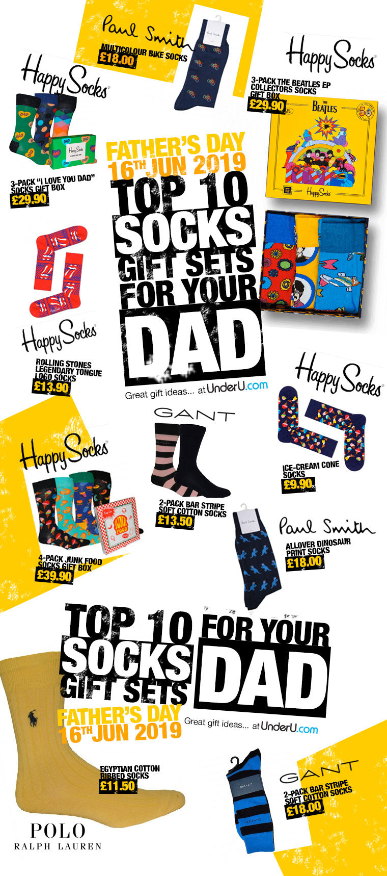 Father's Day 2019 - Top 10 sock gift sets for your Dad