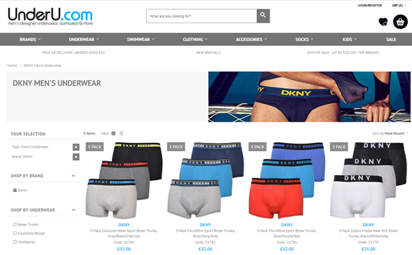 New-in DNKY Boxer Trunks at UNDERU

