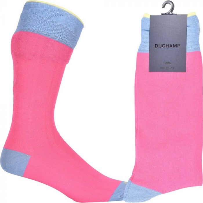 Pink mens socks example