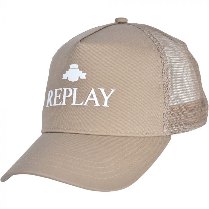 Replay men's baseball cap in brown