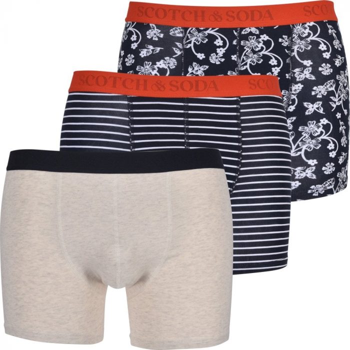 Scotch & Soda boxer trunks 3-pack