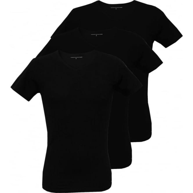 3-Pack Premium V-neck T-Shirts, Black