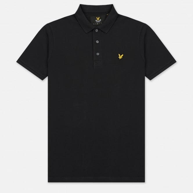 Classic Pique Polo Shirt, True Black