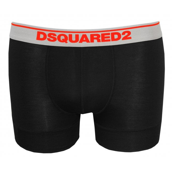 2-Pack Low-Rise Boxer Trunks in Modal Stretch, Black