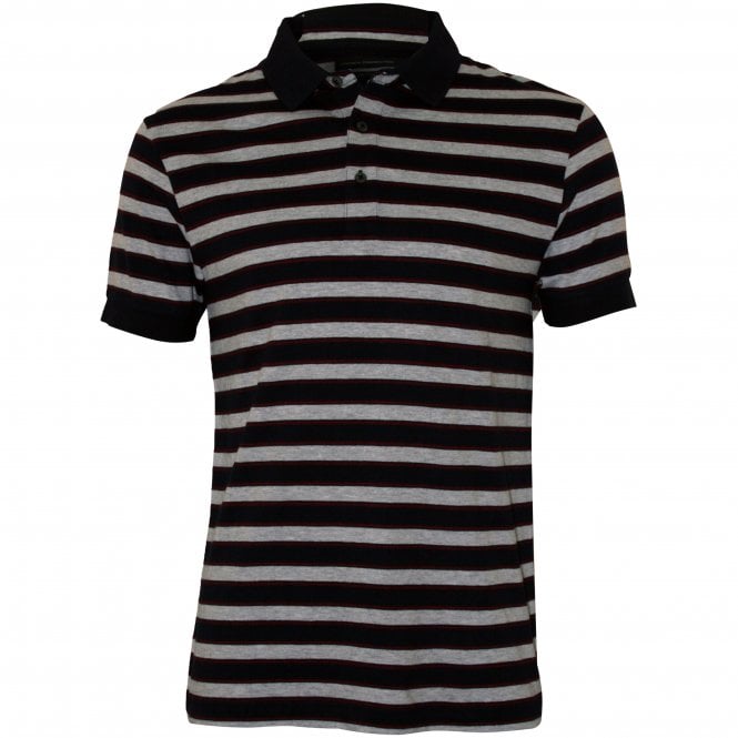 Stripe Polo Shirt, Utility Blue