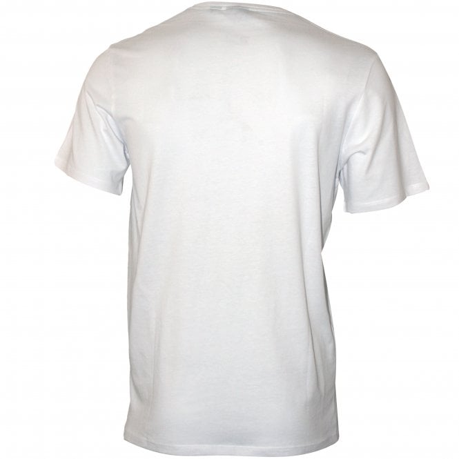 Triple Logo Block Crew-Neck T-Shirt, Super White