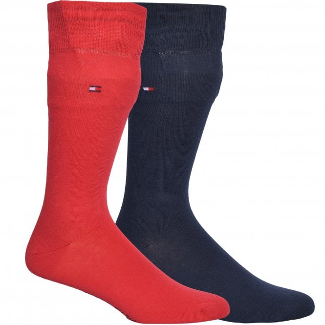 2-Pack Classic Socks, Red/Navy