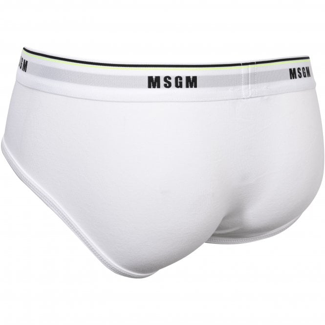 Classic Logo Brief, White