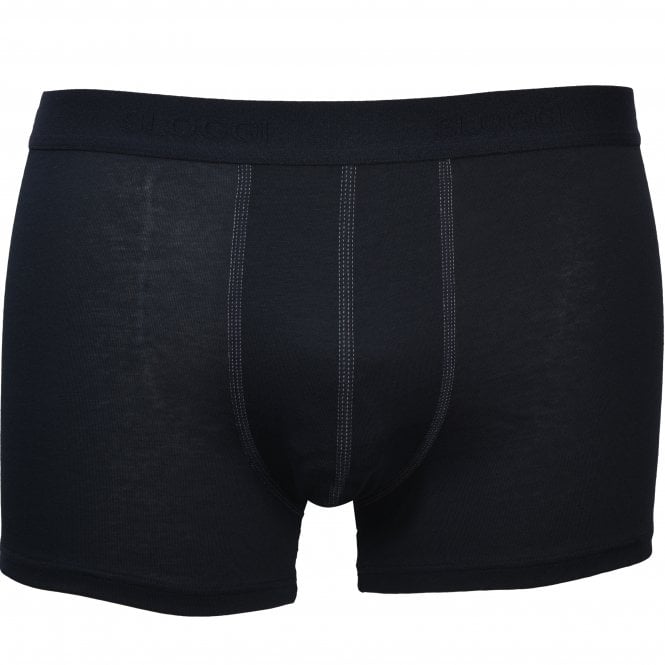 2-Pack 24/7 Short Boxer Trunks, Black