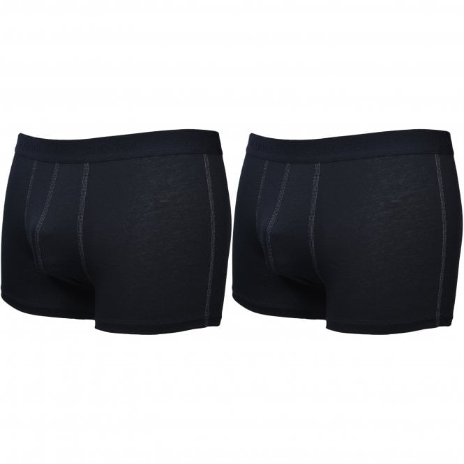 2-Pack 24/7 Short Boxer Trunks, Black