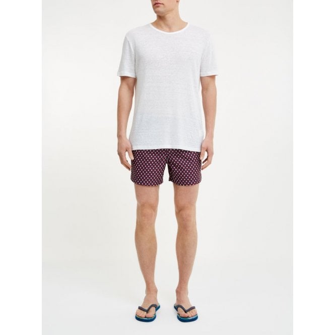 Pure Linen Crew-Neck T-Shirt, White