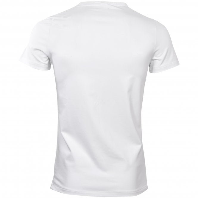 Cotton Modal V-Neck T-Shirt, White