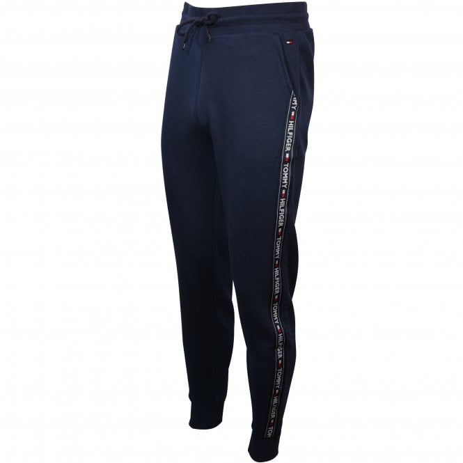 Logo Trim Tracksuit Bottoms, Navy