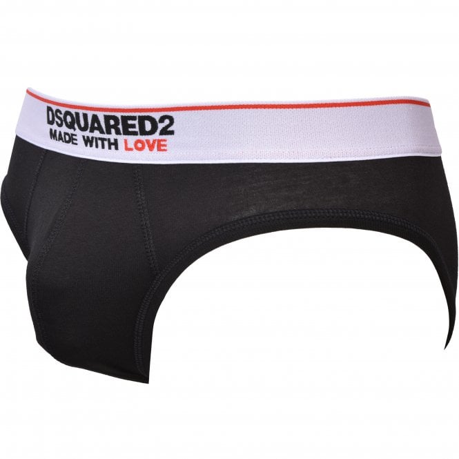 Made With Love Logo Brief, Black