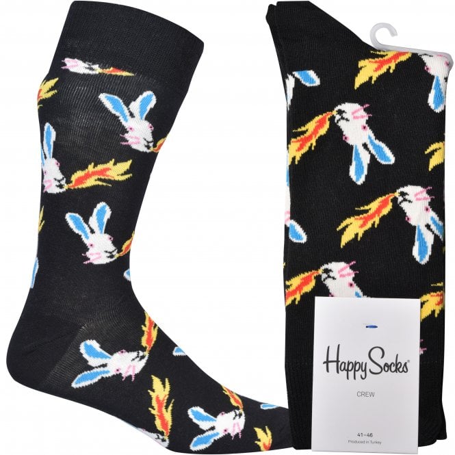 Fire Rabbit Socks, Black