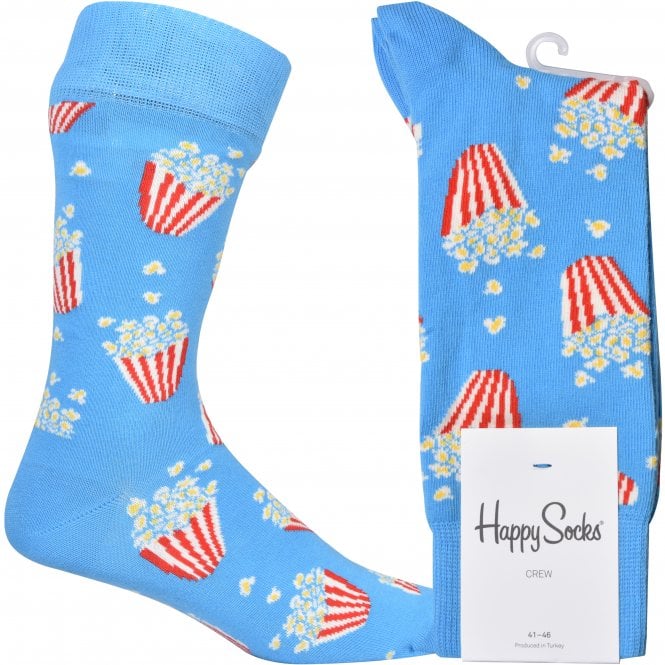 Popcorn Socks, Blue