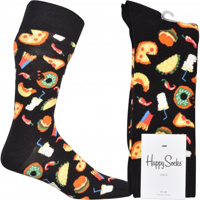 Junk Food Socks, Black