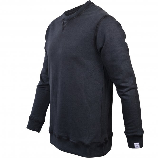 Classic Stone Wash Sweatshirt, Black