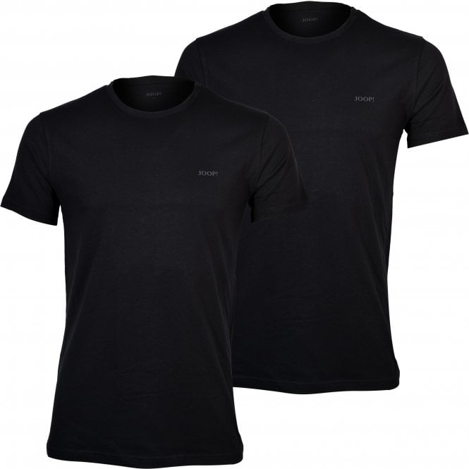 2-Pack Crew-Neck T-Shirts, Black