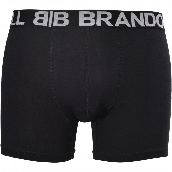 Contrasting Logo Waistband Boxer Brief, Black