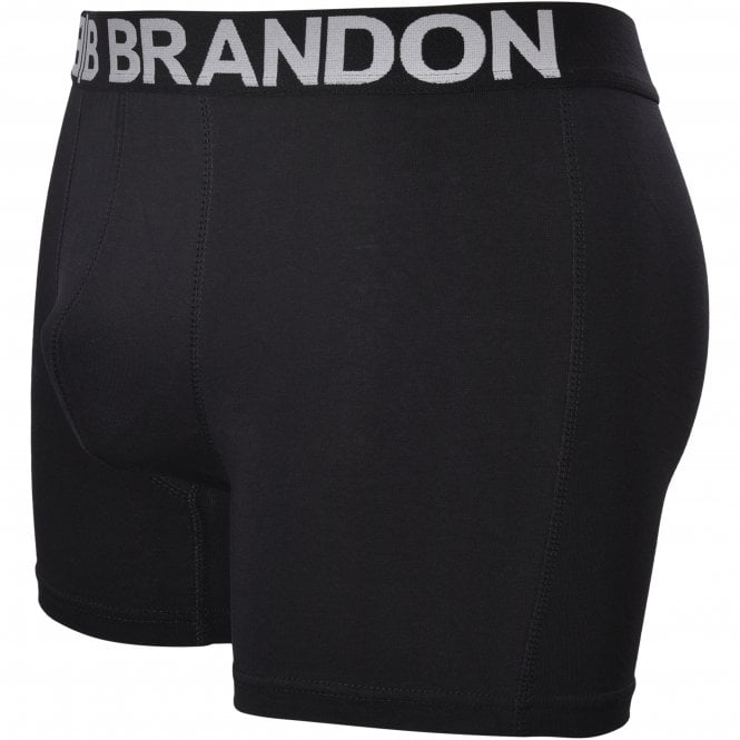 Contrasting Logo Waistband Boxer Brief, Black