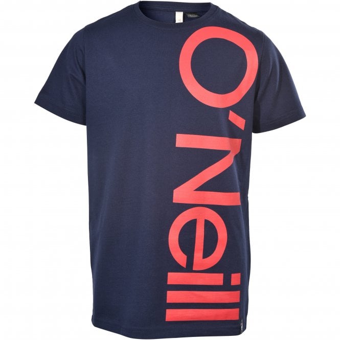 Boys Oversize Logo T-Shirt, Ink Blue