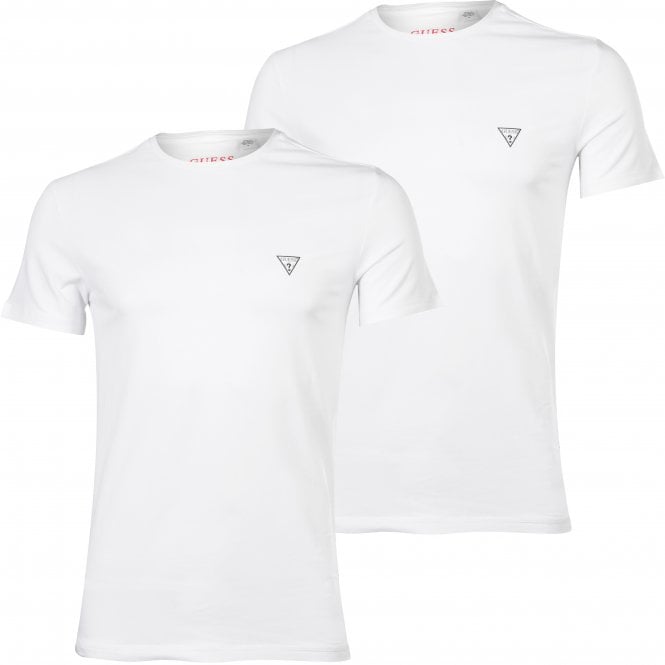 2-Pack Crew-Neck T-Shirts, Optic White