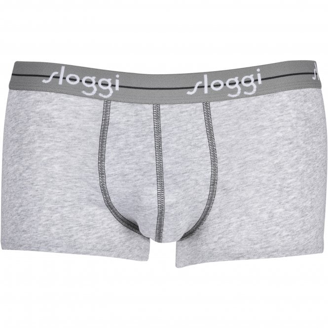 2-Pack Start Hipster Boxer Trunks, Grey/Black