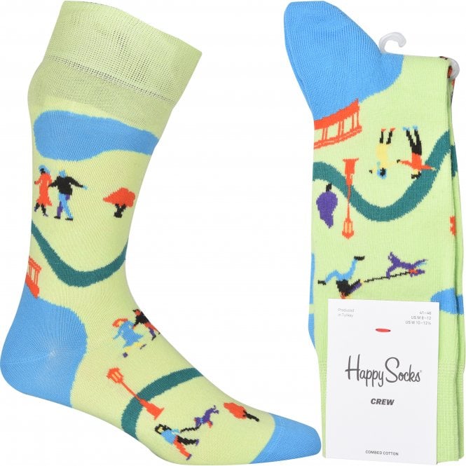 Walk In The Park Socks, Green