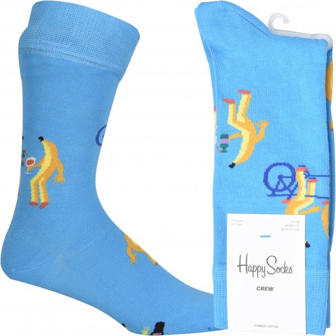 Going Bananas Socks, Blue