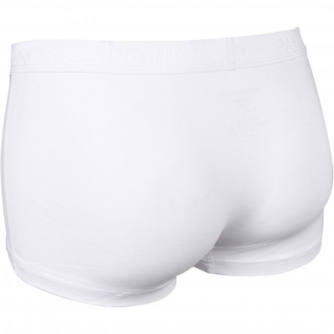 Organic Cotton Boxer Trunk, White