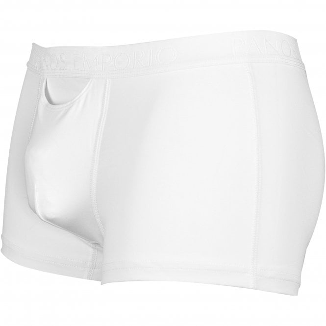 Organic Cotton Boxer Trunk, White